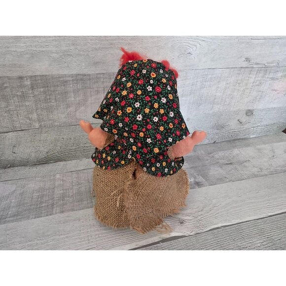 Vintage 1975 Doll Bank Bright Red Hair  Hillbilly Farmer's Wife Made in USA - Picture 3 of 6